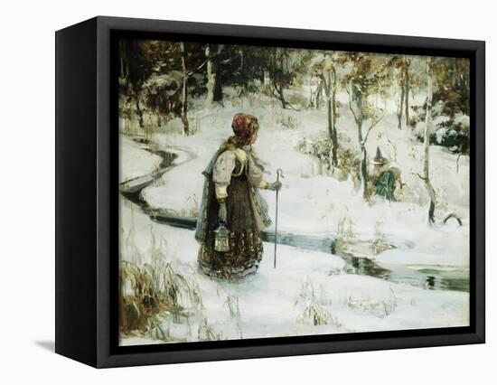 Fairies Wood-Thomas Bromley Blacklock-Framed Premier Image Canvas