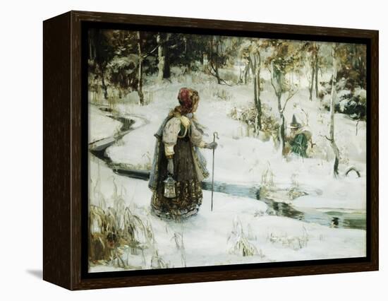 Fairies Wood-Thomas Bromley Blacklock-Framed Premier Image Canvas