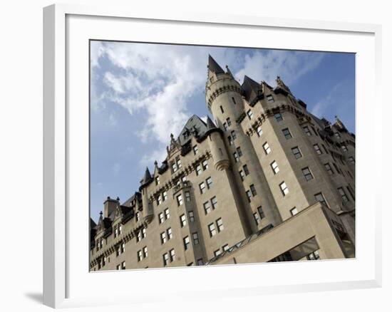 Fairmont Chateau Laurier Hotel, Ottawa, Ontario Province, Canada-De Mann Jean-Pierre-Framed Photographic Print