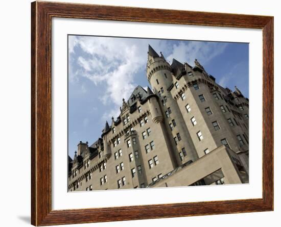 Fairmont Chateau Laurier Hotel, Ottawa, Ontario Province, Canada-De Mann Jean-Pierre-Framed Photographic Print