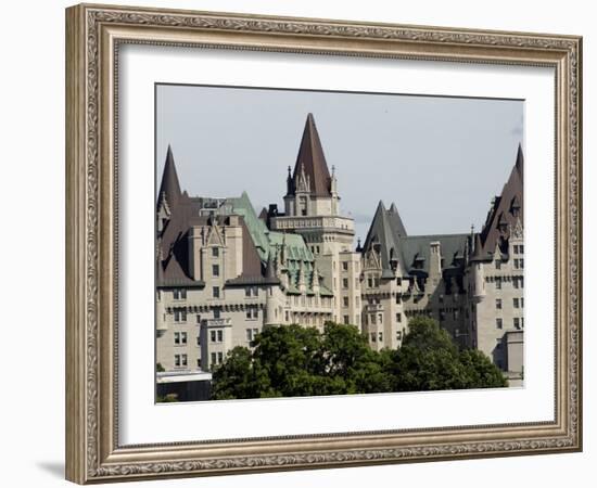 Fairmont Chateau Laurier Hotel, Ottawa, Ontario Province, Canada-De Mann Jean-Pierre-Framed Photographic Print