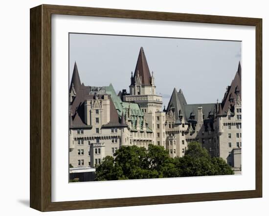 Fairmont Chateau Laurier Hotel, Ottawa, Ontario Province, Canada-De Mann Jean-Pierre-Framed Photographic Print