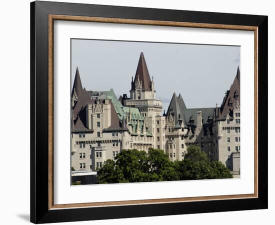 Fairmont Chateau Laurier Hotel, Ottawa, Ontario Province, Canada-De Mann Jean-Pierre-Framed Photographic Print