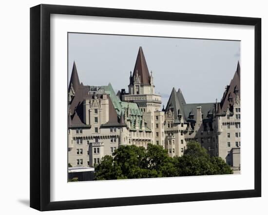 Fairmont Chateau Laurier Hotel, Ottawa, Ontario Province, Canada-De Mann Jean-Pierre-Framed Photographic Print