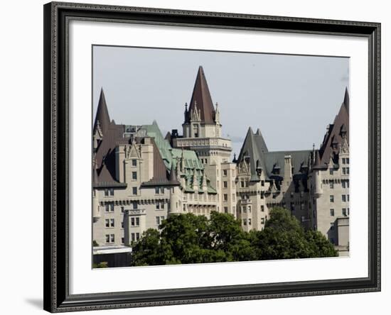 Fairmont Chateau Laurier Hotel, Ottawa, Ontario Province, Canada-De Mann Jean-Pierre-Framed Photographic Print