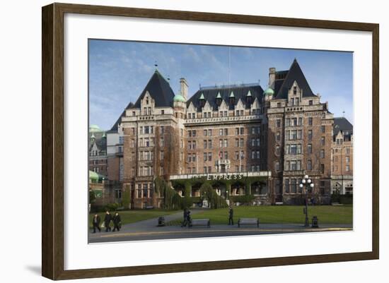 Fairmont Empress Hotel, Victoria, Vancouver Island, British Columbia, Canada-Walter Bibikow-Framed Photographic Print