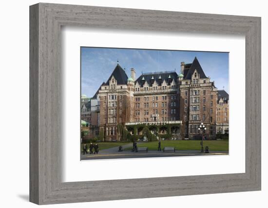 Fairmont Empress Hotel, Victoria, Vancouver Island, British Columbia, Canada-Walter Bibikow-Framed Photographic Print