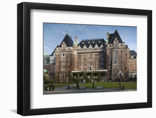 Fairmont Empress Hotel, Victoria, Vancouver Island, British Columbia, Canada-Walter Bibikow-Framed Photographic Print