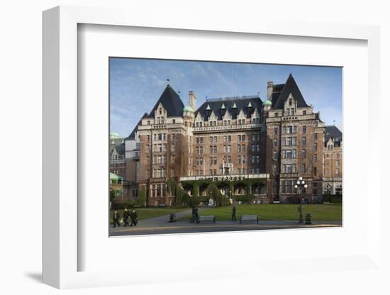 Fairmont Empress Hotel, Victoria, Vancouver Island, British Columbia, Canada-Walter Bibikow-Framed Photographic Print