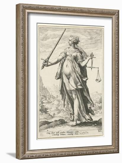 Fairness (Justic)-Hendrick Goltzius-Framed Giclee Print