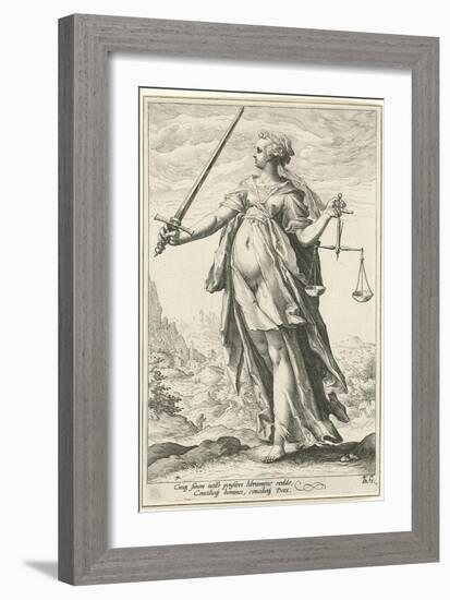 Fairness (Justic)-Hendrick Goltzius-Framed Giclee Print