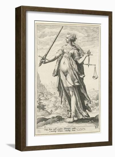 Fairness (Justic)-Hendrick Goltzius-Framed Giclee Print