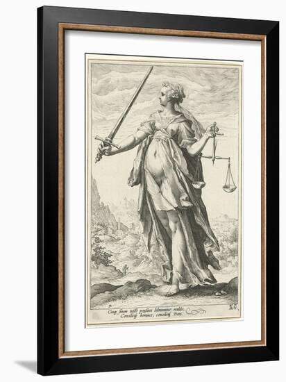 Fairness (Justic)-Hendrick Goltzius-Framed Giclee Print