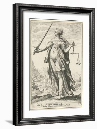 Fairness (Justic)-Hendrick Goltzius-Framed Giclee Print