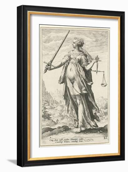 Fairness (Justic)-Hendrick Goltzius-Framed Giclee Print