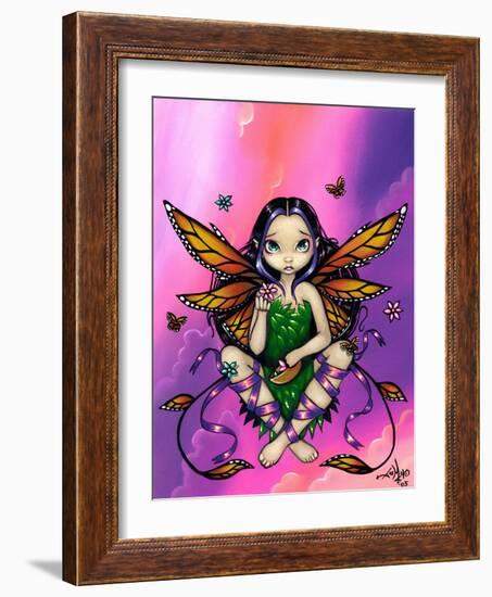 Fairy at Sunset-Jasmine Becket-Griffith-Framed Art Print