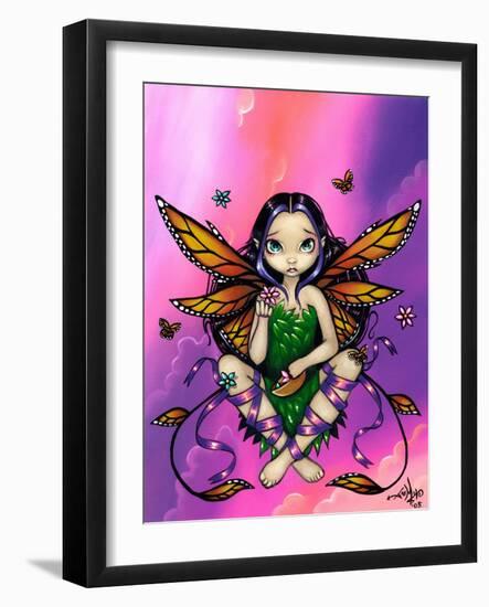 Fairy at Sunset-Jasmine Becket-Griffith-Framed Art Print