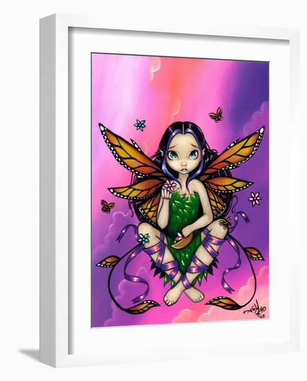 Fairy at Sunset-Jasmine Becket-Griffith-Framed Art Print