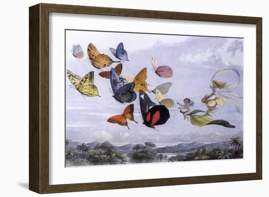Fairy Butterflies 1-Vintage Apple Collection-Framed Giclee Print