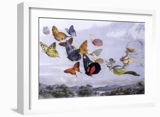 Fairy Butterflies 1-Vintage Apple Collection-Framed Giclee Print