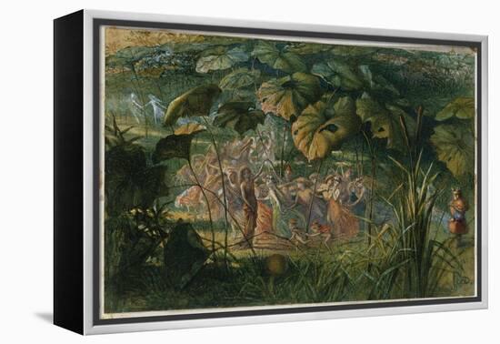 Fairy Dance in a Clearing-Richard Doyle-Framed Premier Image Canvas