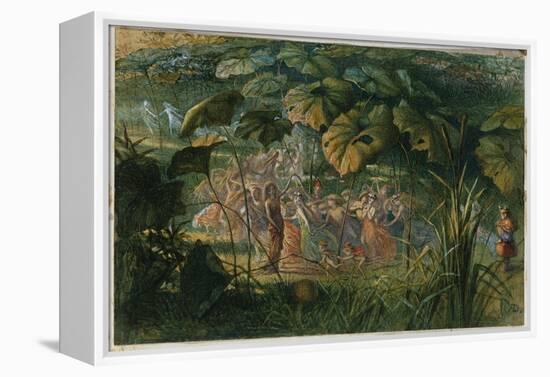 Fairy Dance in a Clearing-Richard Doyle-Framed Premier Image Canvas