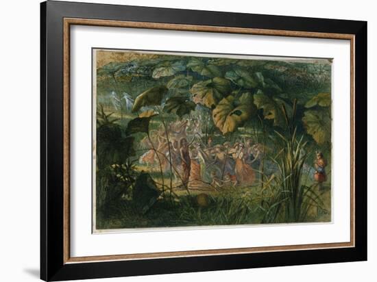 Fairy Dance in a Clearing-Richard Doyle-Framed Giclee Print