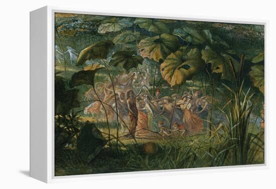 Fairy Dance in a Clearing-Richard Doyle-Framed Premier Image Canvas