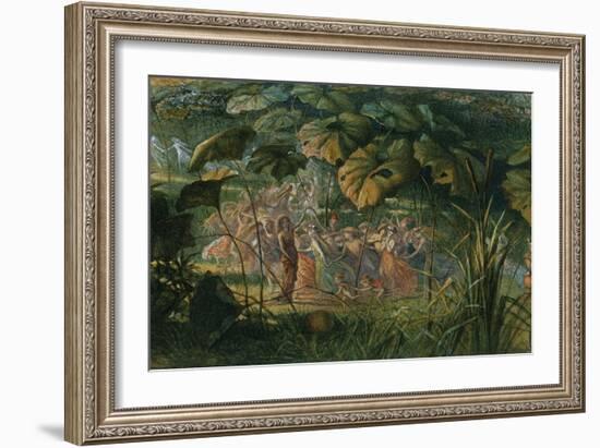 Fairy Dance in a Clearing-Richard Doyle-Framed Giclee Print