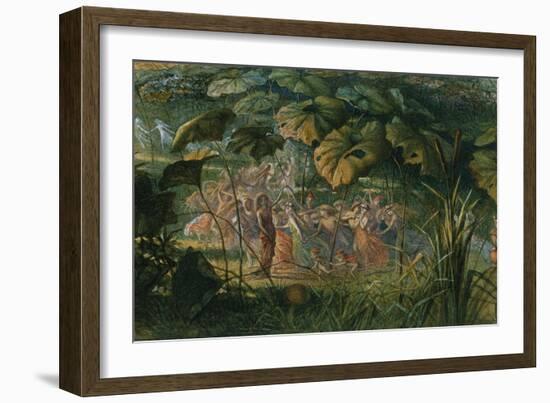 Fairy Dance in a Clearing-Richard Doyle-Framed Giclee Print