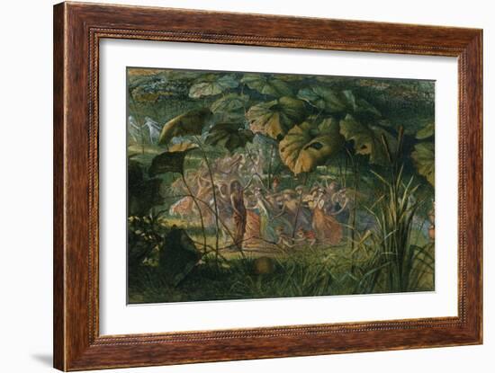 Fairy Dance in a Clearing-Richard Doyle-Framed Giclee Print