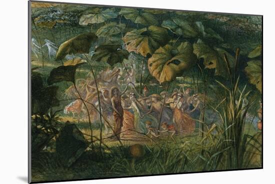 Fairy Dance in a Clearing-Richard Doyle-Mounted Giclee Print