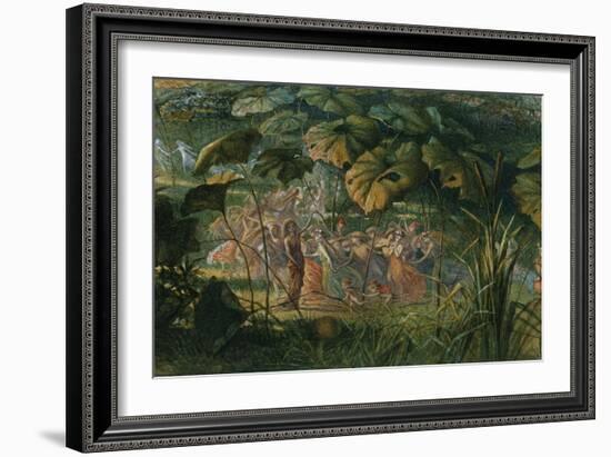 Fairy Dance in a Clearing-Richard Doyle-Framed Giclee Print