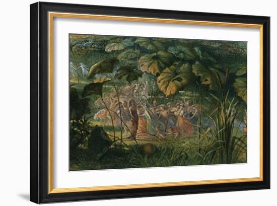 Fairy Dance in a Clearing-Richard Doyle-Framed Giclee Print