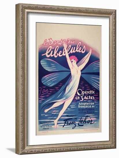 Fairy Dance Libellules-null-Framed Giclee Print