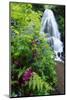 Fairy Falls, wildflowers, Columbia Gorge, Oregon-Stuart Westmorland-Mounted Photographic Print