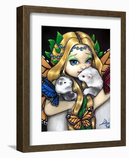 Fairy Ferret Picture : Two Fae Ferrets-Jasmine Becket-Griffith-Framed Premium Giclee Print