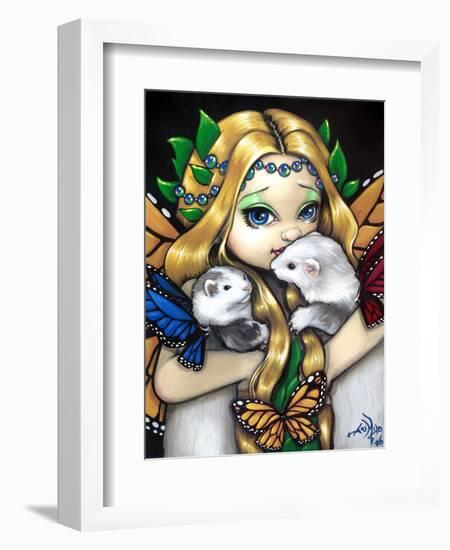 Fairy Ferret Picture : Two Fae Ferrets-Jasmine Becket-Griffith-Framed Premium Giclee Print