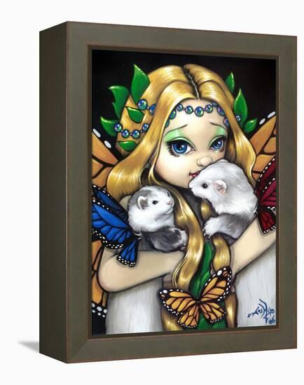 Fairy Ferret Picture : Two Fae Ferrets-Jasmine Becket-Griffith-Framed Stretched Canvas