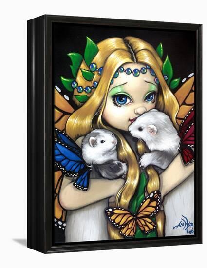 Fairy Ferret Picture : Two Fae Ferrets-Jasmine Becket-Griffith-Framed Stretched Canvas