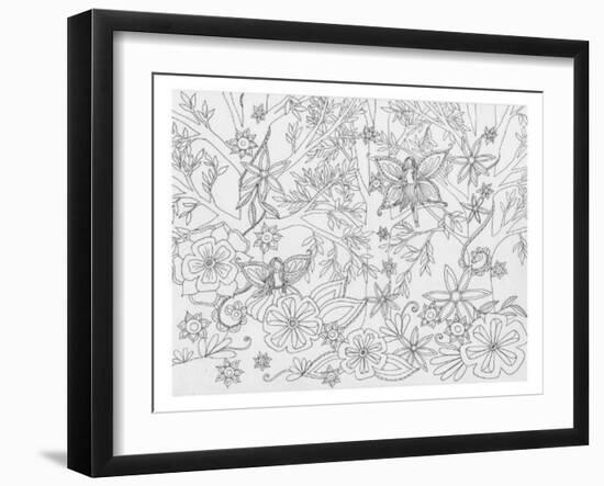 Fairy Floral-Pam Varacek-Framed Art Print