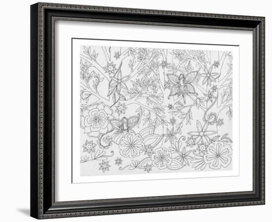 Fairy Floral-Pam Varacek-Framed Art Print