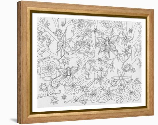 Fairy Floral-Pam Varacek-Framed Stretched Canvas