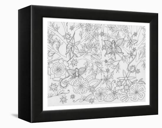 Fairy Floral-Pam Varacek-Framed Stretched Canvas