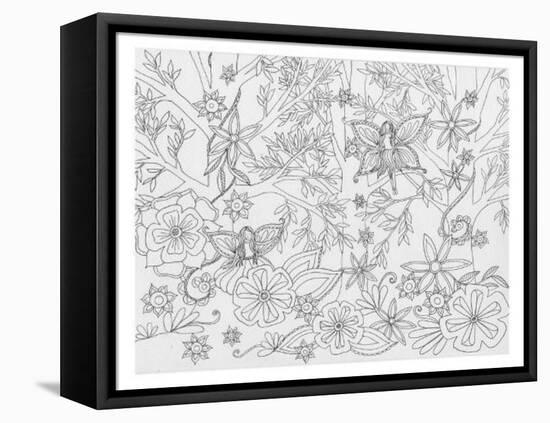 Fairy Floral-Pam Varacek-Framed Stretched Canvas