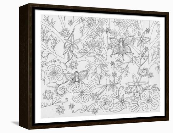 Fairy Floral-Pam Varacek-Framed Stretched Canvas