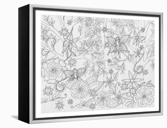 Fairy Floral-Pam Varacek-Framed Stretched Canvas