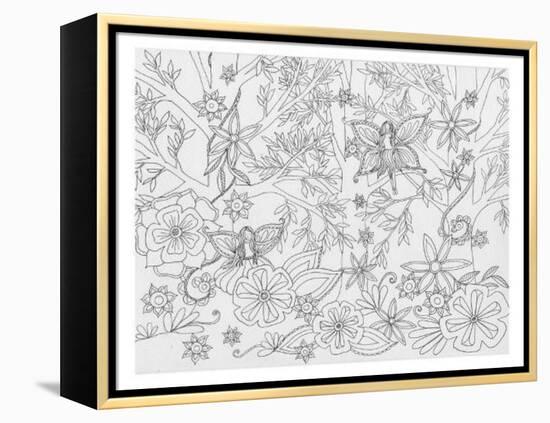 Fairy Floral-Pam Varacek-Framed Stretched Canvas