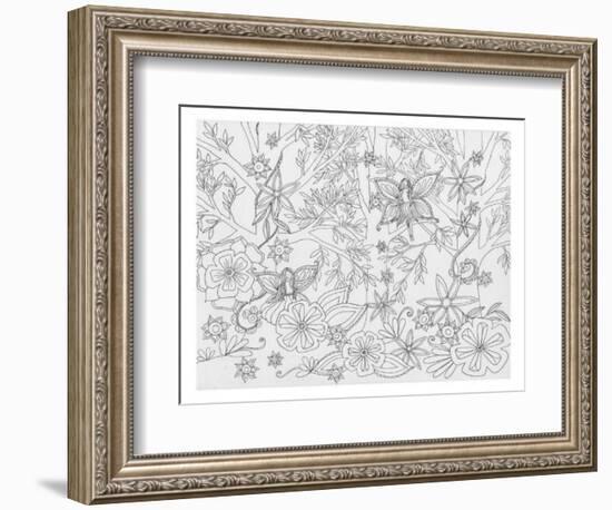 Fairy Floral-Pam Varacek-Framed Premium Giclee Print