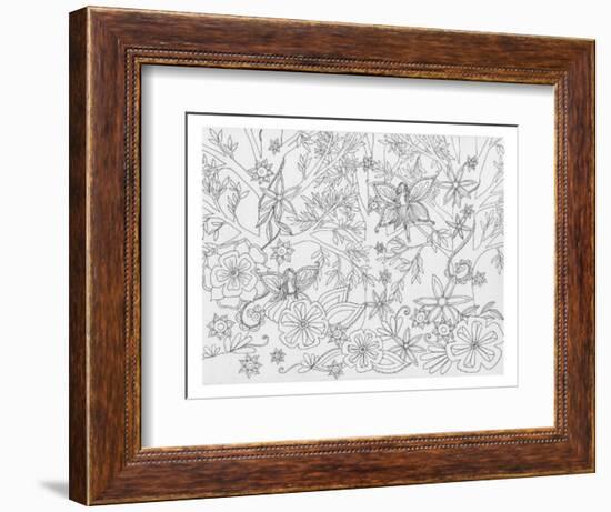 Fairy Floral-Pam Varacek-Framed Premium Giclee Print